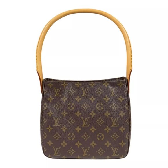 LOUIS VUITTON Shoulder Bag Monogram canvas Monogram Looping MM used - Picture 1 of 8